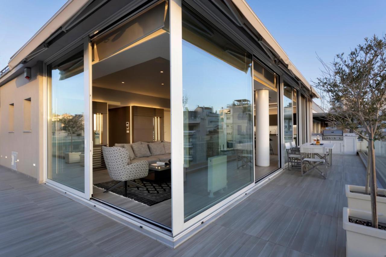 Ueber Lux 2 Bedroom New Penthouse With Acropolis View Athen Exterior foto
